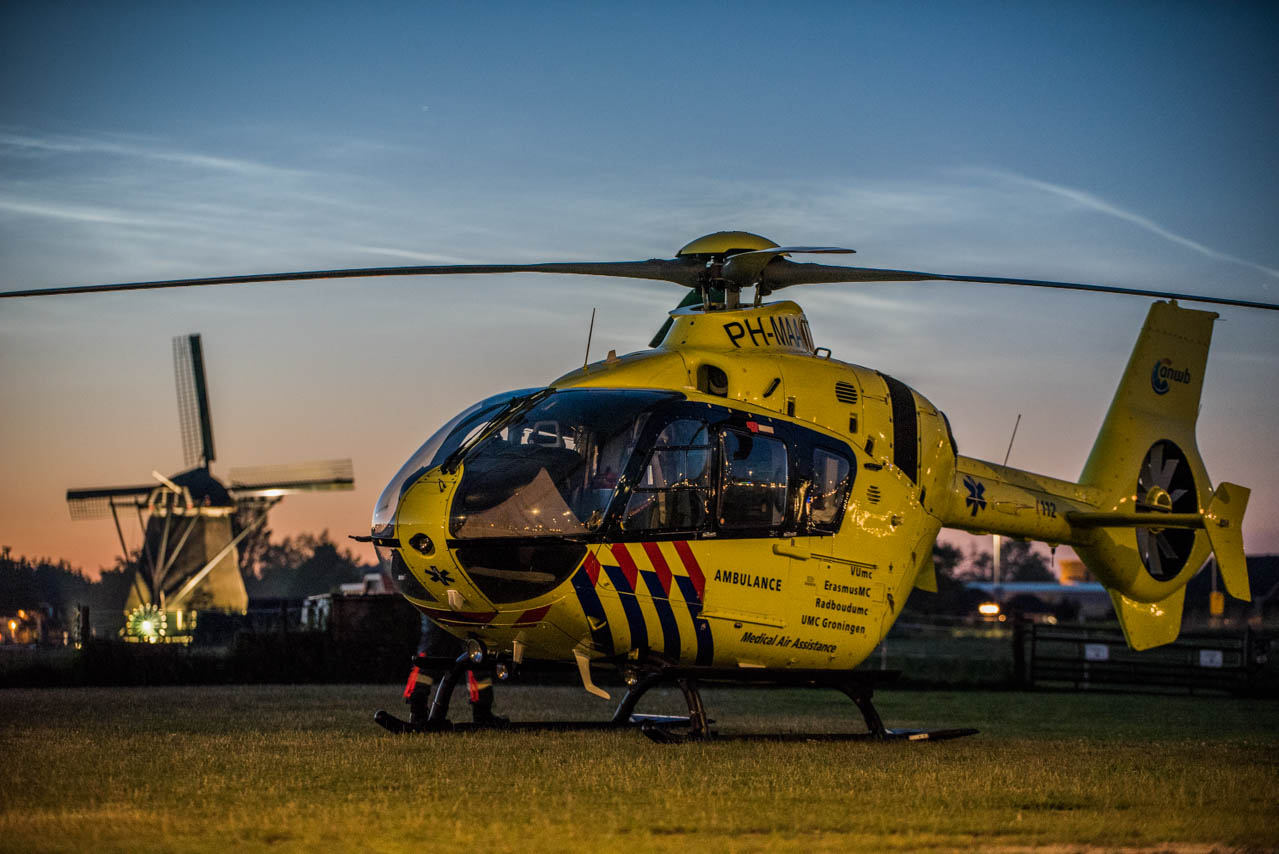 Uitgeest – Traumahelikopter Voor Medische Noodsituatie – 112Meerlanden